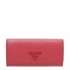 Prada Saffiano Monochrome Flap Long Wallet Reps