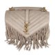 Saint Laurent Chevron Fringe Monogram Medium College Bag Reps
