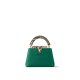 Louis Vuitton Green Taurillon Python Capucines PM