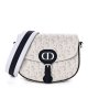 Dior Medium Bobby Flap White