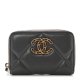Chanel 19 Zip Around Coin Purse Wallet