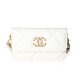 Chanel 19 Flap Phone Holder With Chain Waist Bag White