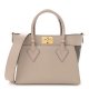 Louis Vuitton On My Side PM Greige Calfskin Tote