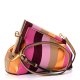 Fendi Nappa Suede Striped Inlay Small Fendi First Multicolor Rep