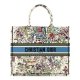 Dior D-Constellation Book Tote White, Multicolor