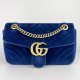 Gucci Velvet Marmont leather shoulder bag Quality Reps