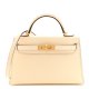 Hermes Epsom Mini Kelly Sellier 20 Etoupe Large