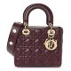 Dior Medium Lady Bag Plum