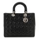 Dior Patent Cannage Large Lady Calfskin