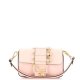 Fendi X Versace Vitello Seta Fendace Brooch Baguette Pink