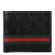 Gucci Guccissima Web Bi-Fold Wallet