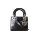 Top of Dior LADY Dior AlligatoR Bag Black