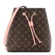 Louis Vuitto NeoNoe Neonoe MM Black Rose Poudre
