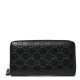 Gucci Guccissima Signature Zip Around Wallet
