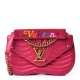 Louis Vuitton Calfskin New Wave Chain MM Rose Freesia