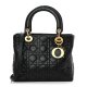 Dior Medium Lady Bag Black