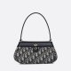 Dior Key Bag Obliquw Motoif Canvas Blue handbag