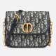 Dior 30 Montaigne Avenue Bag Black Small Montaigne