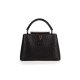 Louis Vuitton Capucines BB Black Ostrich Leather Crossbody Handbag