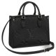 Louis Vuitton OnTheGo PM Black Calfskin Leather