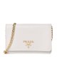 Prada Saffiano Lux Chain Wallet Reps