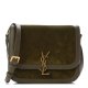 Saint Laurent Suede Smooth Calfskin Solferino Soft Satchel Reps