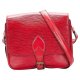 Louis Vuitton Cartouchiere Handbag Epi Leather MM Red