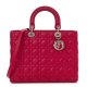 Dior Lambskin Cannage Large Lady Pink