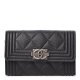 Chanel Boy Flap Card Holder Wallet
