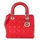Dior Medium Lady Bag Red