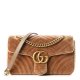 Gucci Velvet Marmont leather shoulder bag Reps