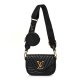 Louis Vuitton Calfskin New Wave Multi Pochette Black