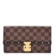 Louis Vuitton Damier Ebene Venice Wallet Brown