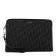 Dior Oblique Jacquard Triangle Case Black Multicolor