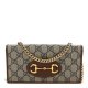 GUCCI Horsebit 1955 wallet with chain