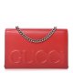 Gucci Chain Strap Shoulder Bag Red
