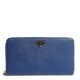 Prada Metal Zip Around Organizer Wallet