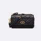 Dior Caro Pouch Black Supple Cannage Calfskin