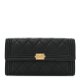 Chanel Large Boy Gusset Flap Wallet Black Handbag