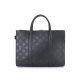 Louis Vuitton Tote MM Hand Shoulder Bag Leather Noir