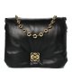 Loewe Puffer Goya bag in shiny nappa lambskin Black