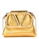 Valentino Garavani Metallic Calfskin Mini Supervee Clutch