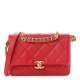 CHANEL Caviar Quilted Small Fashion Therapy Flap Bag Red Reps