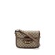GUCCI Hand Bag Clutch Bag GG Leather Brown