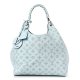 Louis Vuitton Mahina Carmel Hobo Denim Blue