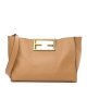 Fendi Vitello King Medium Fendi Way Tote Brown