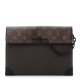 Louis Vuitton Taiga Monogram Pochette Voyage Steamer Khaki Green