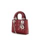 Dior Mini Lady Bag Red Patent Cannage Calfskin