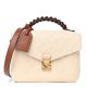 Louis Vuitton Empreinte Braided Pochette Metis in Creme Beige and Caramel