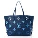 Louis Vuitton Neverfull MM Tote Bag Blue
